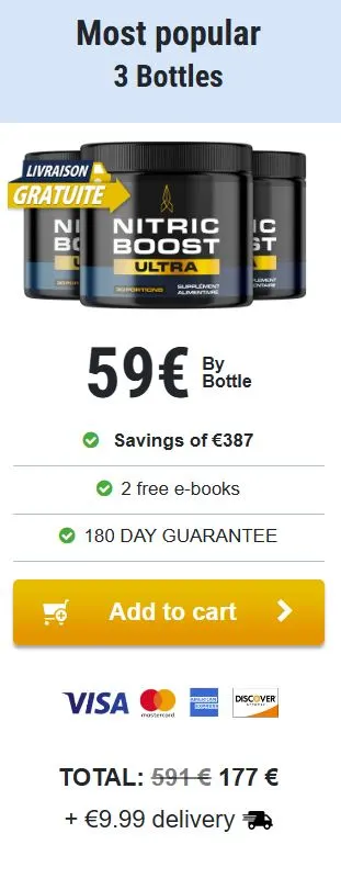 Nitric Boost 3 bottles